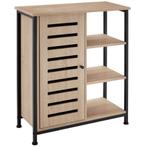 tectake Wandkast 71x32x82cm - Industrieel licht hout, eiken, Tuin en Terras, Bloembakken en Plantenbakken, Verzenden, Nieuw