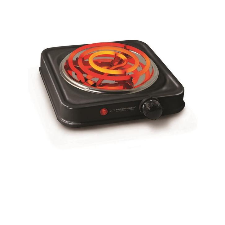 Esperanza Etna elektrische kookplaat thermisch enkel EKH012K, Huis en Inrichting, Keuken | Keukenbenodigdheden, Ophalen of Verzenden