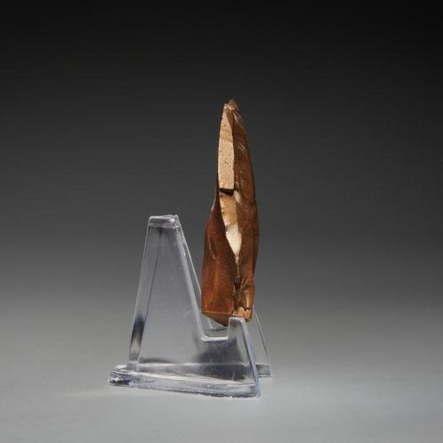Oud-Egyptisch Vuursteen Handbijl - mes. 5 cm hoog., Verzamelen, Mineralen en Fossielen