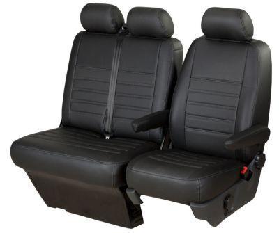 Stoelhoezen set Fiat Scudo 2007-2016 100 pasvorm SKAI-leer, Autos : Pièces & Accessoires, Habitacle & Garnissage, Envoi