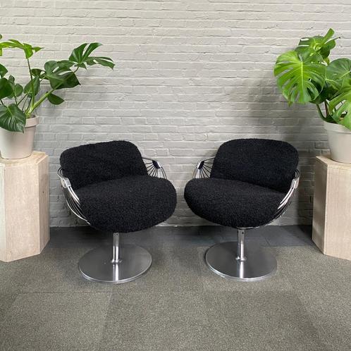 Paar Atomic ball stoelen - Rudi Verelst voor Novalux 1974, Huis en Inrichting, Fauteuils, 50 tot 75 cm, Minder dan 75 cm, Nieuw