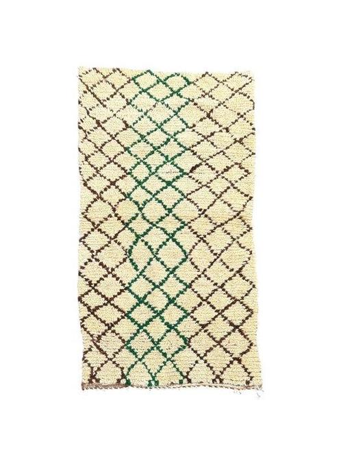 Berber, Vintage Marokkaanse Berber Beni Ourain Vloerkleed, Huis en Inrichting, Stoffering | Tapijten en Vloerkleden