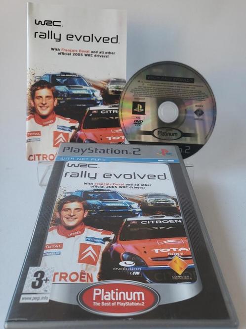 WRC Rally Evolved Platinum Edition Playstation 2, Games en Spelcomputers, Games | Sony PlayStation 2, Zo goed als nieuw, Ophalen of Verzenden