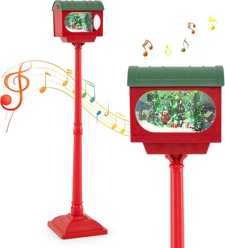 Kerstversiering - Kerstverlichting - Kerstlantaarn - Rood -, Diversen, Kerst, Nieuw, Verzenden