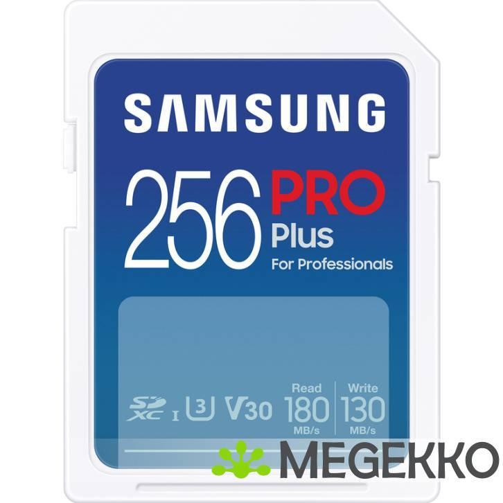 Samsung Pro Plus SD Card (2023) 256GB, Computers en Software, Overige Computers en Software, Nieuw, Verzenden
