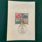 Duitse Rijk 1930 - iPOSTA-blok met het annuleren van de, Postzegels en Munten, Gestempeld