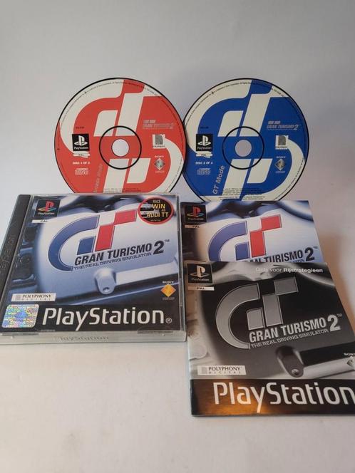 Gran Turismo 2 Playstation 1, Games en Spelcomputers, Games | Sony PlayStation 1, Zo goed als nieuw, Ophalen of Verzenden