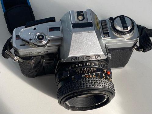Minolta X-300 + MD 50mm 1,7 Single lens reflex camera (SLR), Audio, Tv en Foto, Fotocamera's Analoog