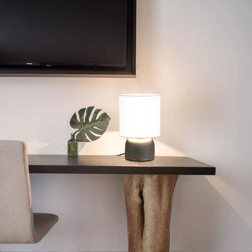 vidaXL Tafellampen 2 st met aanraakknop E14 wit, Huis en Inrichting, Lampen | Overige, Nieuw, Verzenden