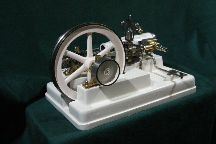 Stoommachine - Messing, Metaal, Staal - 1960-1970 - Werkende, Antiek en Kunst, Antiek | Speelgoed