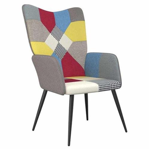 Knappe relaxstoel patchwork voor starters! -40% op retoer..., Huis en Inrichting, Fauteuils, 50 tot 75 cm, Minder dan 75 cm, Nieuw