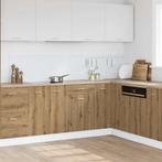 vidaXL Onderkast met lade Lyon 50x46x81,5 cm bewerkt hout, Huis en Inrichting, Kasten | Overige, Verzenden, Nieuw