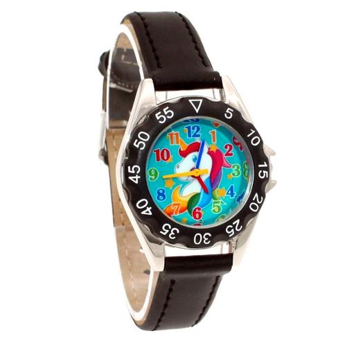 Fako® - Kinderhorloge - Eenhoorn - Unicorn - Regenboog -, Handtassen en Accessoires, Horloges | Kinderen, Verzenden