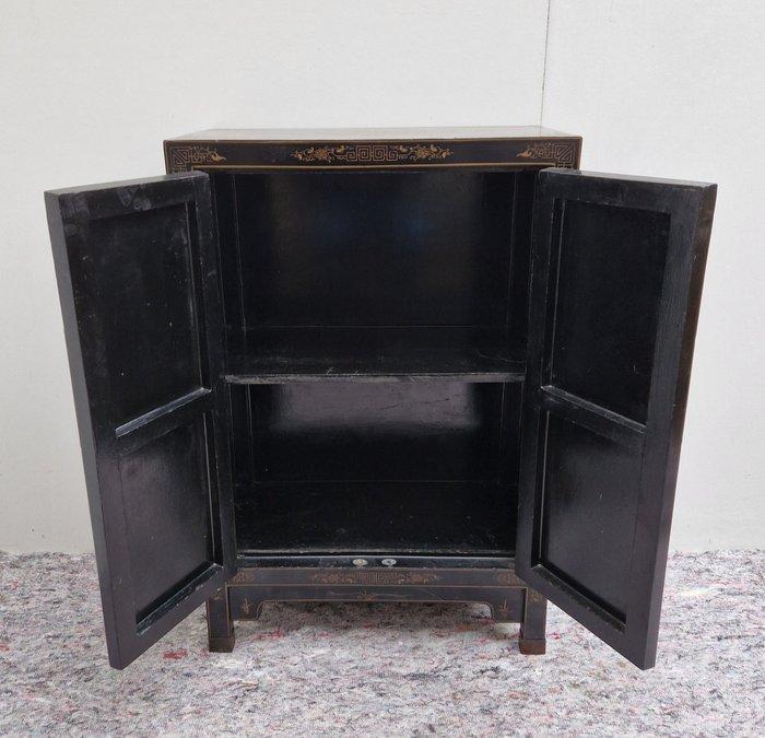Chinoiserie - Steen (mineraal) - Armoire - Bois, Goudlak,, Antiquités & Art, Curiosités & Brocante