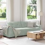 vidaXL 3-zitsbank lichtgrijs 180 cm fluweel, Huis en Inrichting, Zetels | Zetels, Verzenden, Nieuw