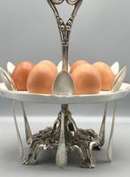 Eierdopje - Serviteur à oeufs 1880 - Porselein, Regule