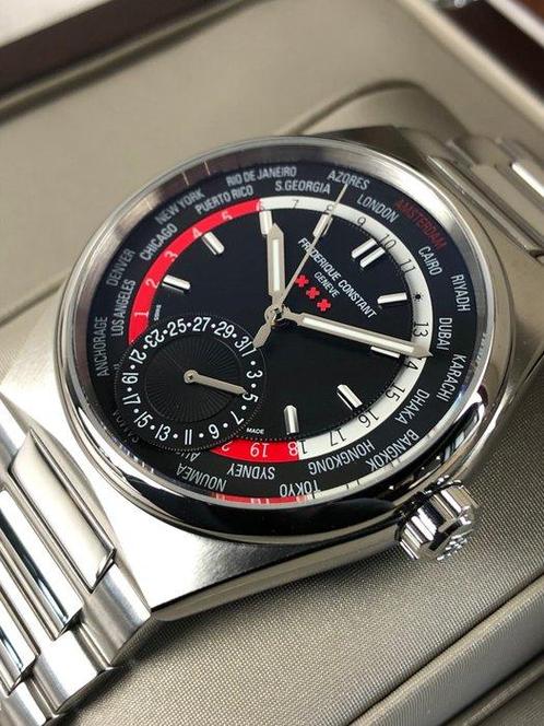 Frédérique Constant - Classics Manufacture Worldtimer, Handtassen en Accessoires, Horloges | Heren