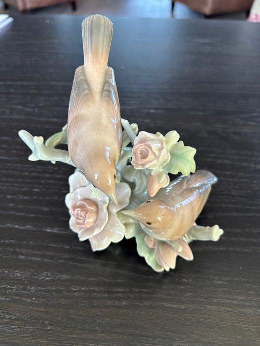 Lladró - Beeldje - Vogels op tak (2) - Porselein, Antiek en Kunst, Antiek | Glaswerk en Kristal