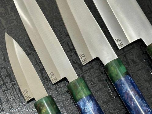 Kiritsuke, Deba, Santoku & Petty - Keukenmes - Chefs knife, Antiek en Kunst, Antiek | Keukengerei