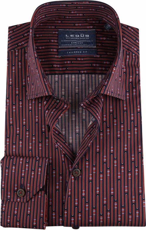 Ledub TF Hemd Dessin Rood maat 38 Heren, Kleding | Heren, Merkkleding | Overhemden, Rood, Nieuw, Halswijdte 38 (S) of kleiner