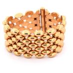 Armband - 18 karaat Geel goud - Jaren 50, Handtassen en Accessoires