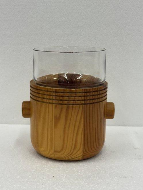 Arteck - Seau à glace - Bois, Verre, Antiek en Kunst, Kunst | Designobjecten