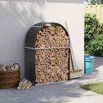 vidaXL Houthouder Antraciet 80x45x120 cm Gegalvaniseerd, Tuin en Terras, Brandhout, Verzenden