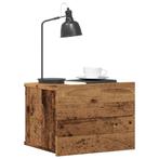 vidaXL Nachtkastje wandgemonteerd 40x32x30 cm oud, Huis en Inrichting, Slaapkamer | Nachtkastjes, Verzenden, Nieuw