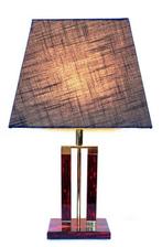 Herda - Lamp - Hout - Hollywood Regency-Lamp, Antiek en Kunst