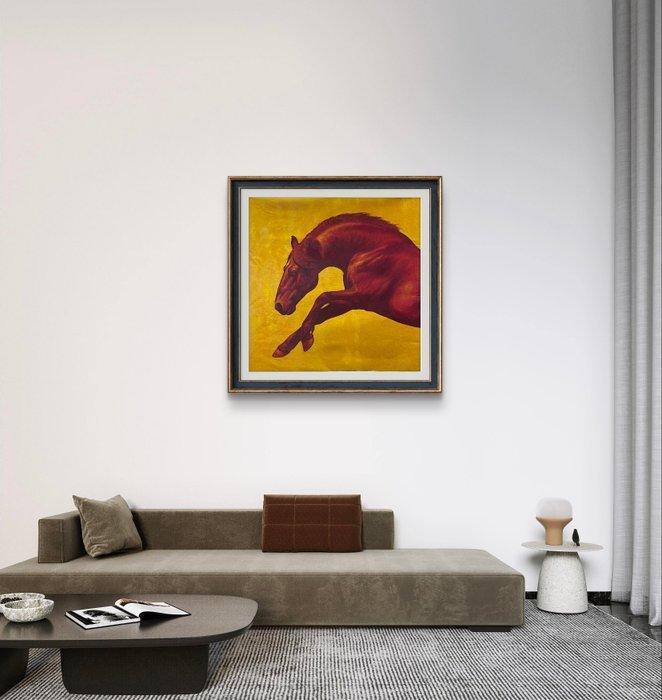 Cristian Mesa Velazquez - Ímpetu Dorado, Antiek en Kunst, Kunst | Designobjecten