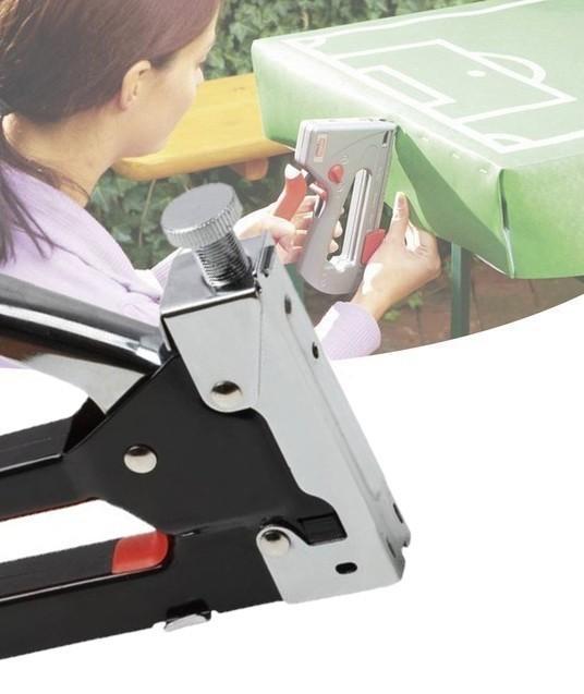 Tacker (nietpistool) met 600 nietjes, Doe-het-zelf en Bouw, Gereedschap | Overige machines, Nieuw, Verzenden