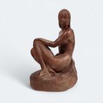 Emilio Musso (1890-1973) - sculptuur, Giovane donna - 30 cm