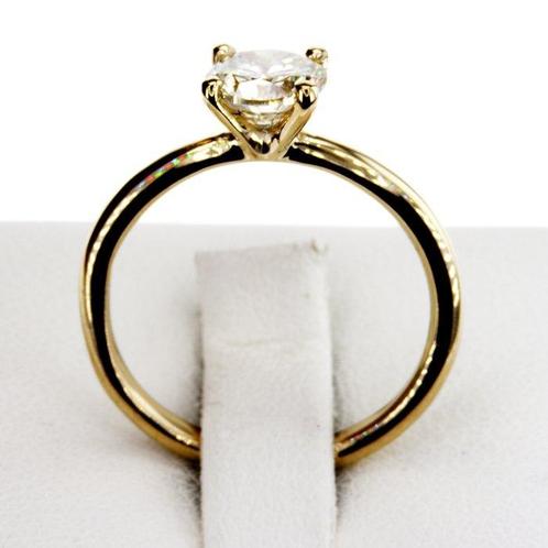 Zonder Minimumprijs - Verlovingsring - 14 karaat Geel goud -, Handtassen en Accessoires, Antieke sieraden