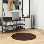 vidaXL Vloerkleden Rond HUARTE Bruin Ø 80 CM, Verzenden