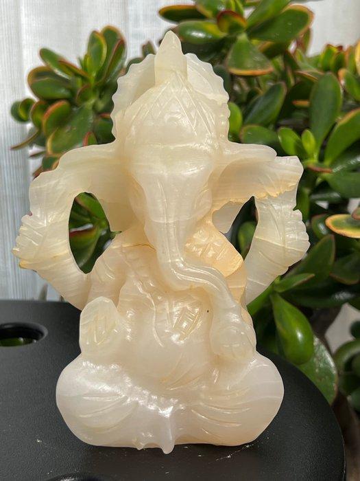 Afghaanse Jade Fijn gepolijste Afghaanse Jade Ganesha Beeld, Verzamelen, Mineralen en Fossielen