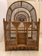 Vogelkooi - Hout - Grote vintage vogelkooi