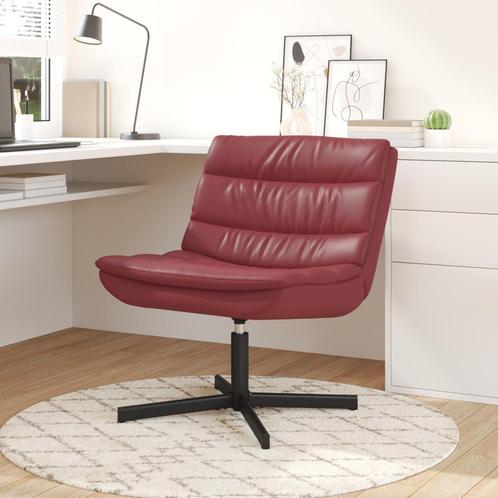 vidaXL Draaistoel Relaxen in Wijnrood Stof, Huis en Inrichting, Stoelen, Nieuw, Verzenden