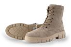 Veterboots in maat 43 Beige | 5% extra korting, Kleding | Dames, Verzenden, Beige, Overige typen, Zo goed als nieuw