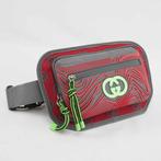 Gucci - GG Logo Red Grey Technical Crossbody Belt Bag - Sac, Nieuw