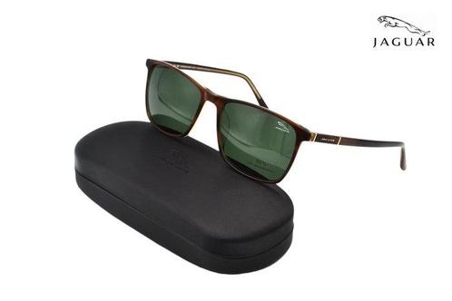 Jaguar - Brown Acetate & Green Lenses Design - 37121-4702 -, Handtassen en Accessoires, Zonnebrillen en Brillen | Dames