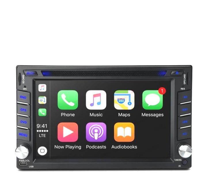 Autoradio Gps Android 10 Universel 2Din Hd Ecran Tactile Blu, Auto diversen, Autonavigatie, Verzenden