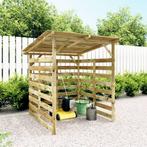 vidaXL Tuinschuur voor brandhout geïmpregneerd grenenhout, Tuin en Terras, Brandhout, Verzenden
