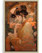 Ksavera - Japanese Goddess DS0392 - canvas XXL - 120cm, Antiek en Kunst