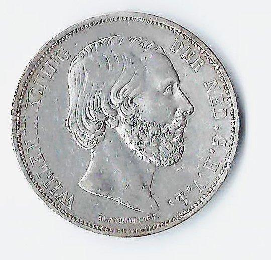 Nederland. Willem III. Rijksdaalder 1861 (Zonder, Postzegels en Munten, Munten | Nederland