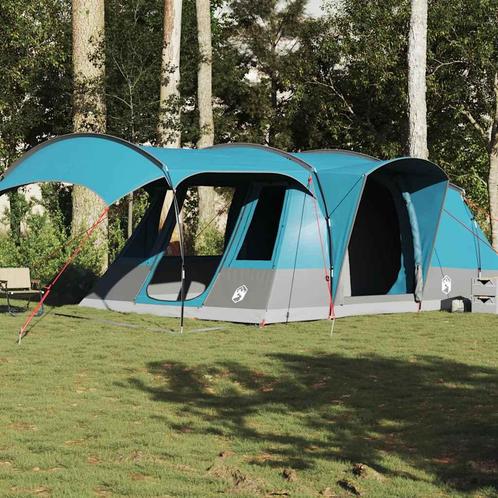 vidaXL Tente de camping tunnel 5 personnes bleu, Caravanes & Camping, Tentes, Neuf, Envoi