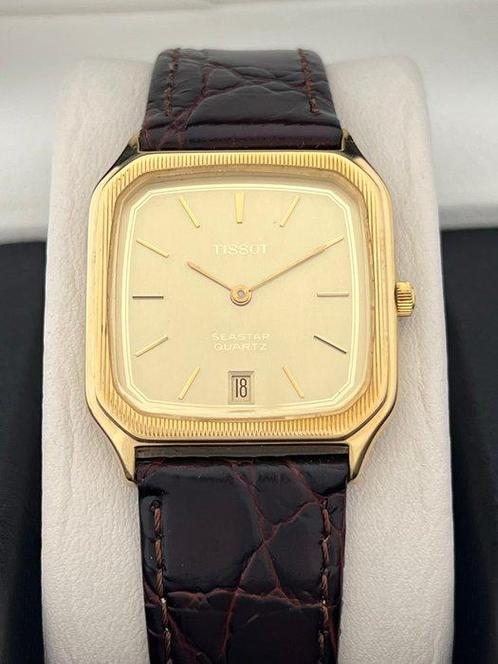 Tissot - Zonder Minimumprijs - 18K GP Vintage Seastar Tank, Handtassen en Accessoires, Horloges | Heren