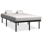 vidaXL Bedframe metaal zwart 140x200 cm, Huis en Inrichting, Verzenden, Nieuw