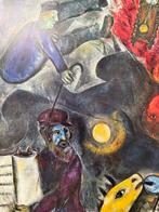 Marc Chagall (1887-1985) - La chute de lange, Antiek en Kunst