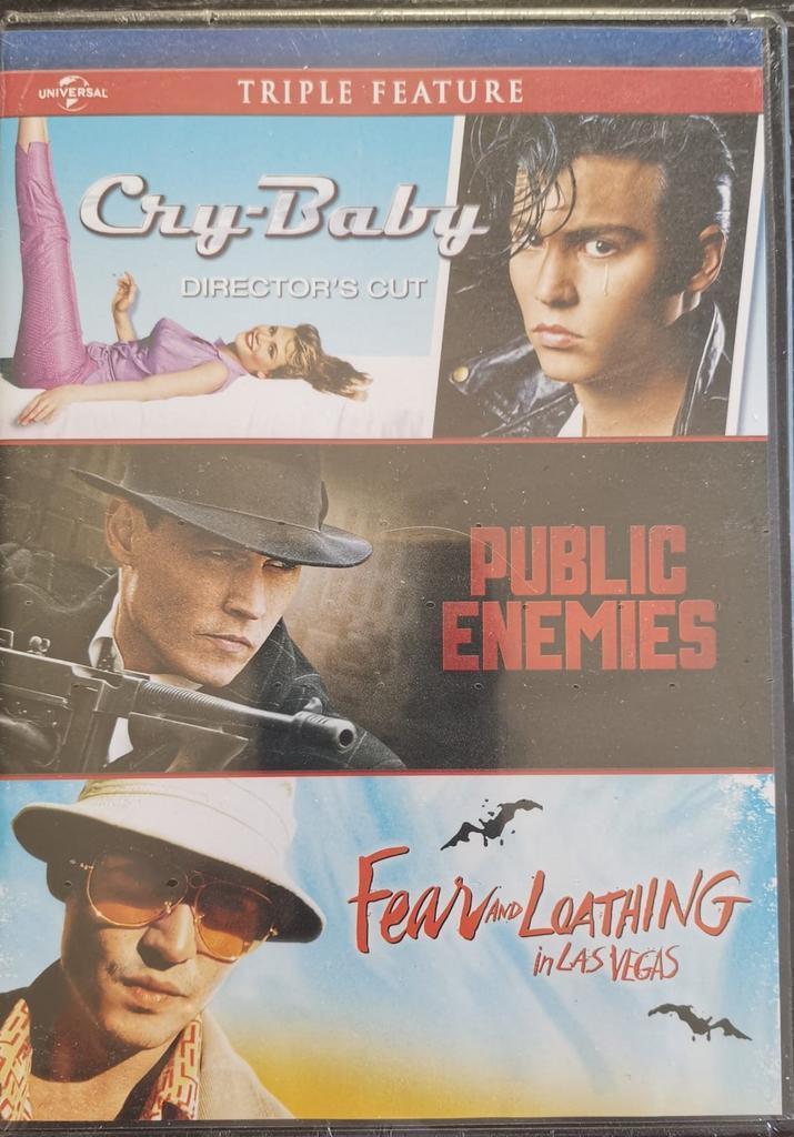 Johnny Depp - 3 films -                     Gratis verzenden, Cd's en Dvd's, Dvd's | Tv en Series, Zo goed als nieuw, Boxset, Overige genres