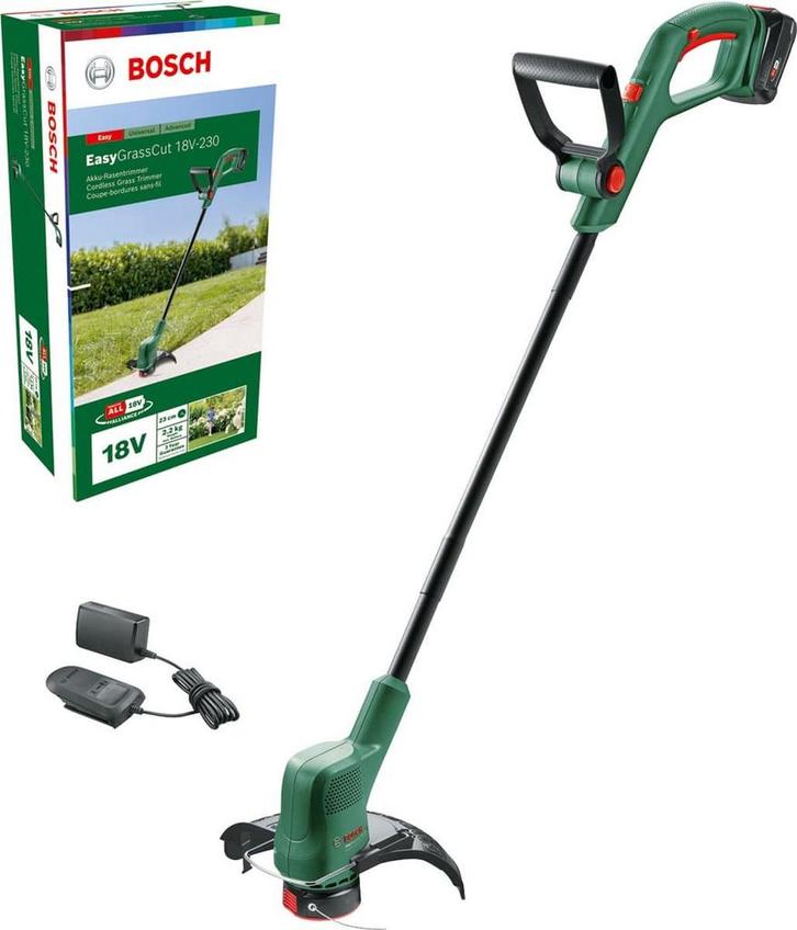 Bosch EasyGrassCut 18V-230 Grastrimmer - Met 18 V accu en, Handtassen en Accessoires, Uiterlijk | Haarverzorging, Zo goed als nieuw